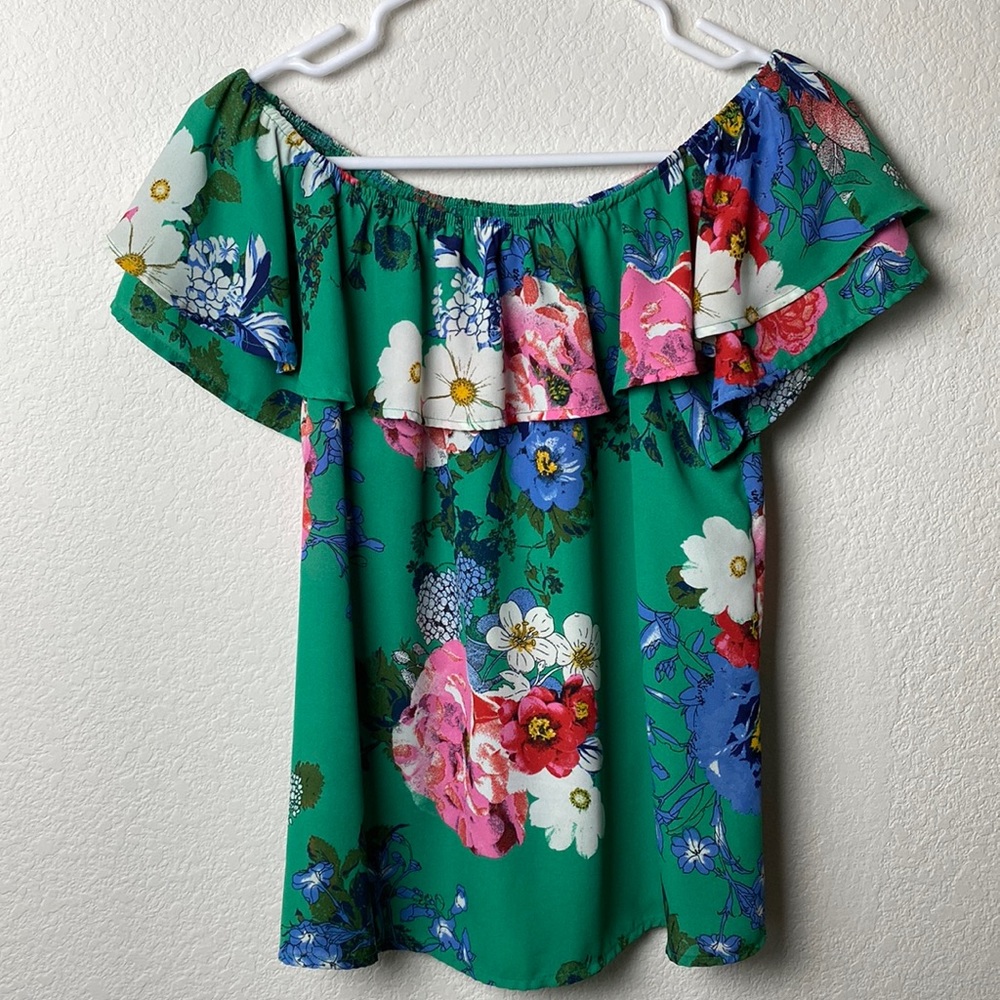 Target off the shoulder shirt